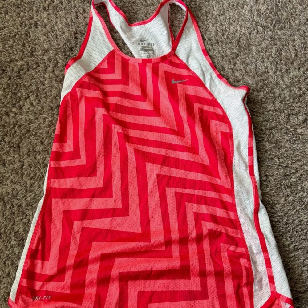Nike Dri Fit Fast Pace Racerback Running Tank Top
